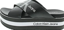 Calvin Klein Flatform Sandal Crisscros