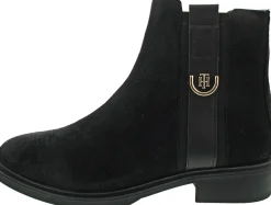 Tommy Hilfiger TH Hardware Suede Flat Bo