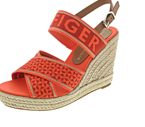 Tommy Hilfiger Webbing High Wedge Sandal